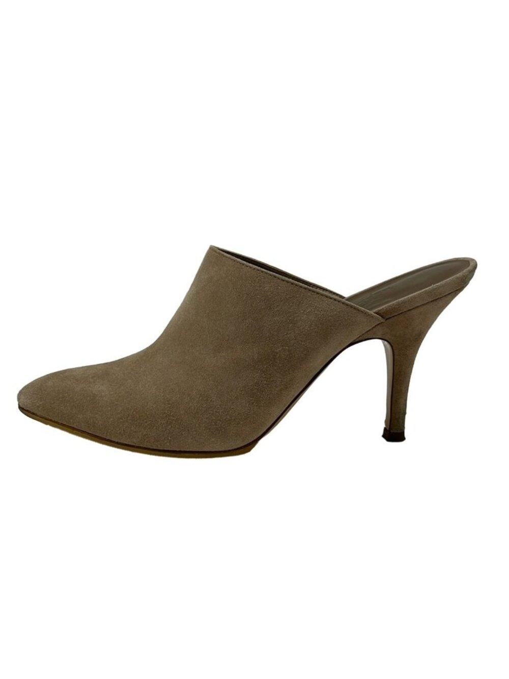 Hermes Mules Gray Beige